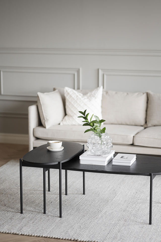 Tavolino 'Skye' 80x40cm - Nero