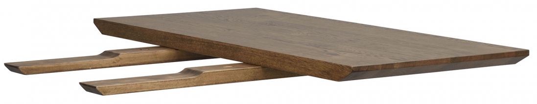 Piano di estensione 'Melville' 50x95cm - Marrone