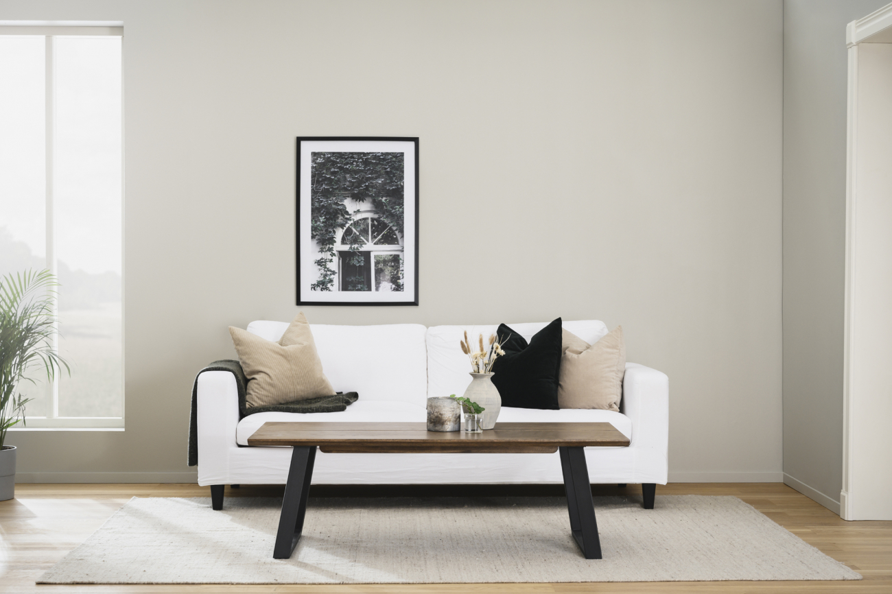 Tavolino 'Melville' 140x65cm - Marrone/Nero