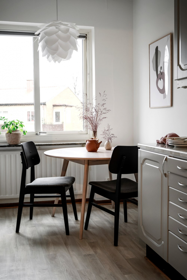 Sedia 'Nagano' - Rovere/Grigio scuro