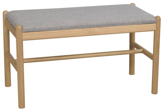 Panca 'Milford' - Rovere/Grigio