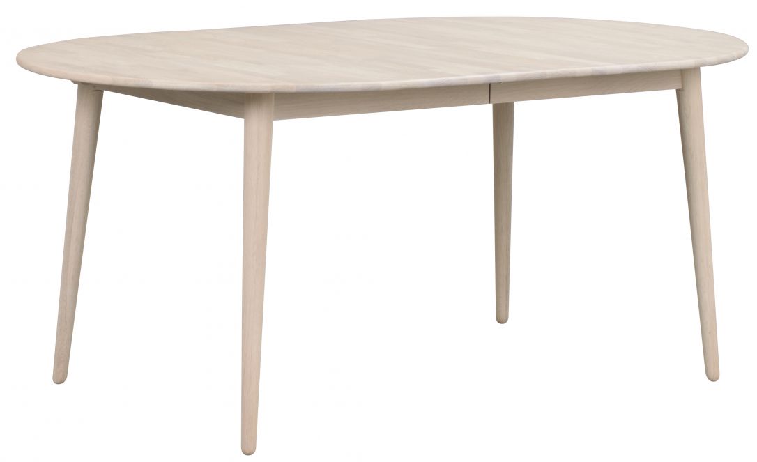 Tavolo da pranzo 'Tyler' Ovale 170x105cm - Rovere bianco