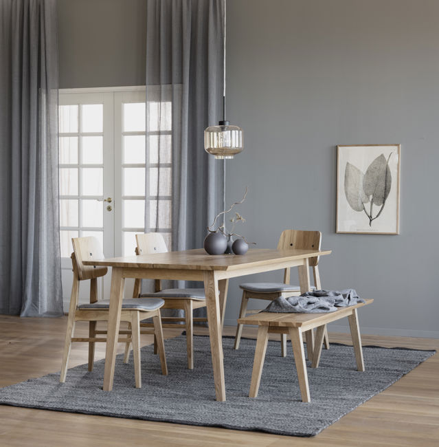 Tavolo da pranzo 'Melfort' 180x90cm - Rovere