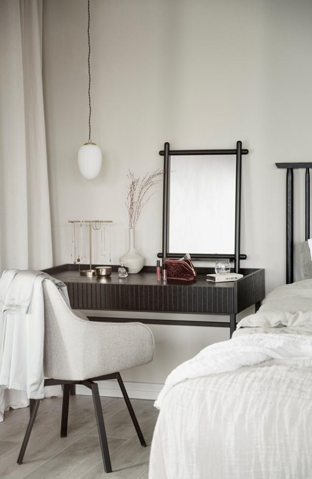 Scrivania 'Halifax' 120x61cm - Nero