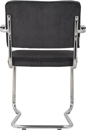 Sedia 'Ridge Kink' - Nera