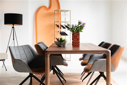 Sedia 'Doulton' girevole - Marrone