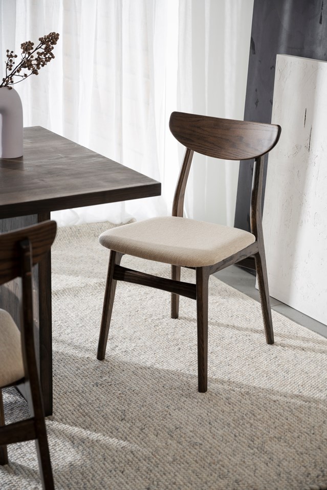 Sedia 'Rodham' - Marrone/Beige