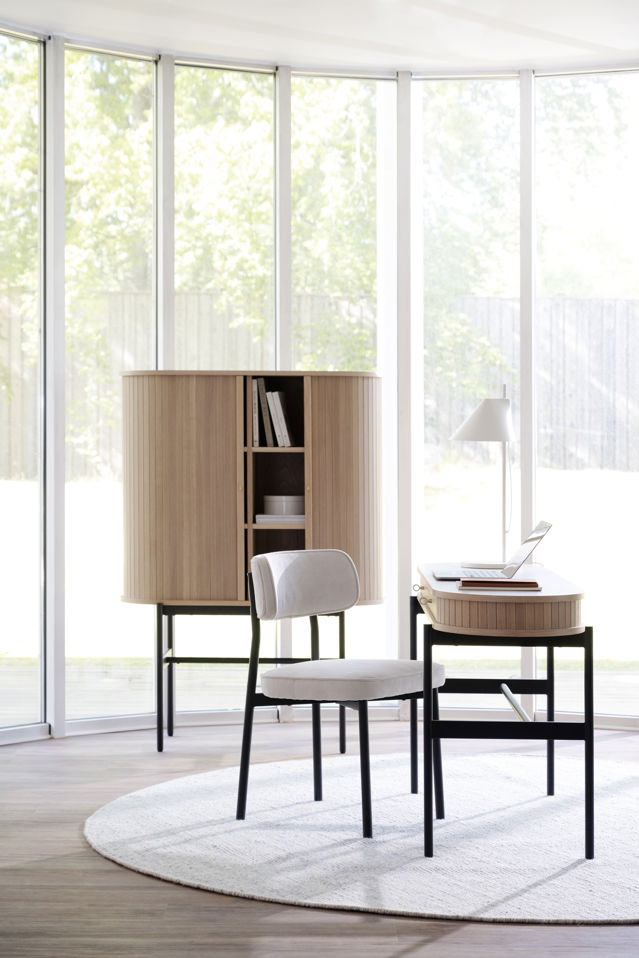 Armadio 'Haddington' - Bianco pigmentato/Nero