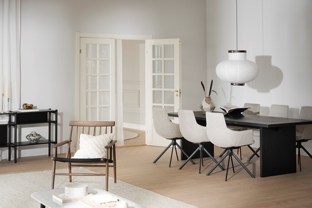 Poltrona 'Lowell' Girevole - Grigia