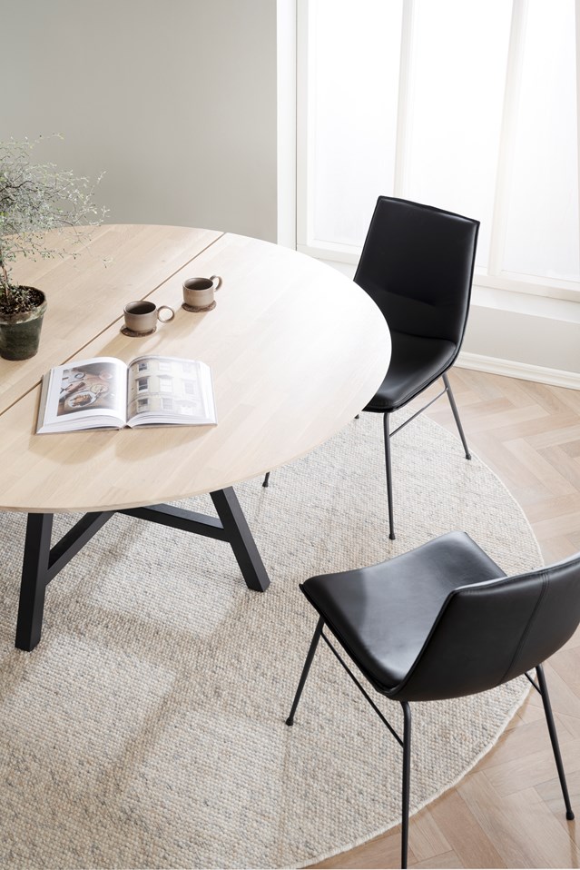 Poltrona 'Lowell' - Nera