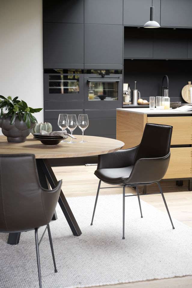 Poltrona 'Lowell' - Marrone