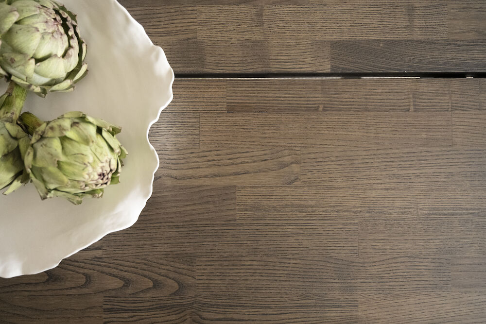 Tavolo da pranzo 'Carradale' 220x100cm - Marrone/Piedi a V