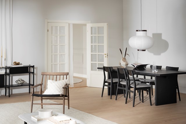 Tavolo da pranzo 'Emmett' 240x95cm - Nero