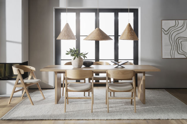 Tavolo da pranzo 'Emmett' 240x95cm - Rovere