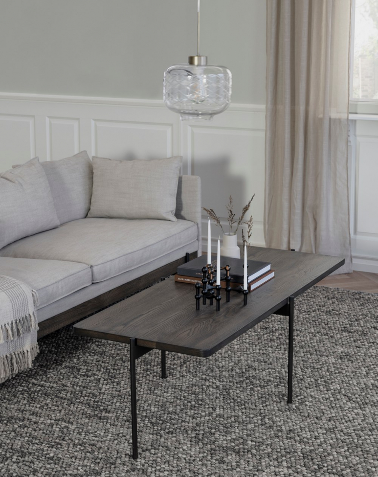 Tavolino 'Shelton' 145x60cm - Marrone