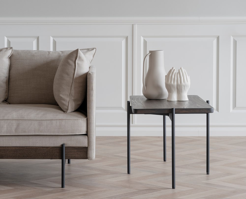 Tavolino 'Shelton' 90x50cm - Marrone