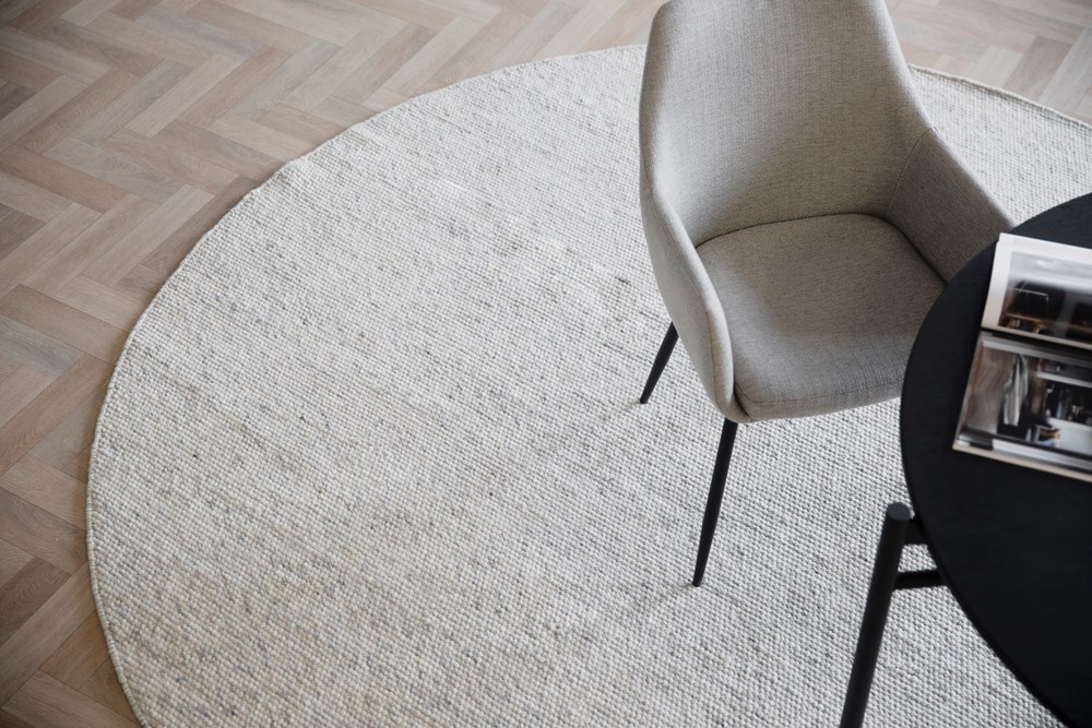 Tappeto 'Auckland' Rotondo 250cm - Naturale