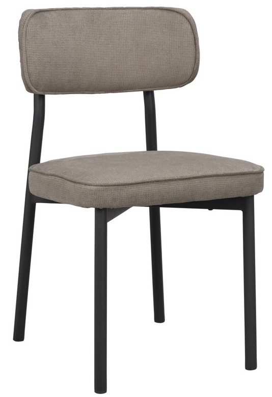 Sedia 'Paisley' - Grigio scuro/Nero