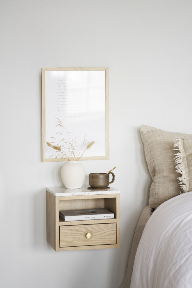 Comodino 'Whitmore' - Rovere chiaro