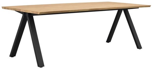 Tavolo da pranzo 'Carradale' 220 cm - Rovere/Piedi a V