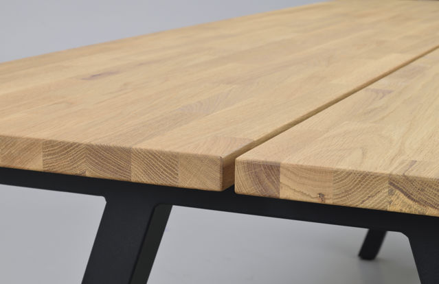 Tavolo da pranzo 'Carradale' 220x100cm - Rovere/Piedi a A