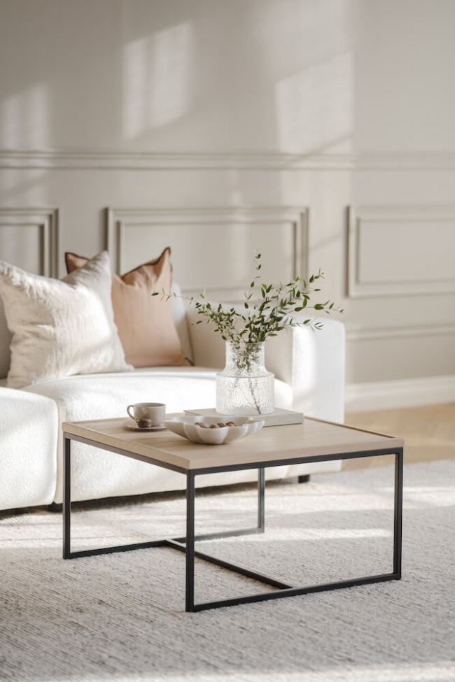 Tavolino 'Deerfield' 70x70cm - Rovere