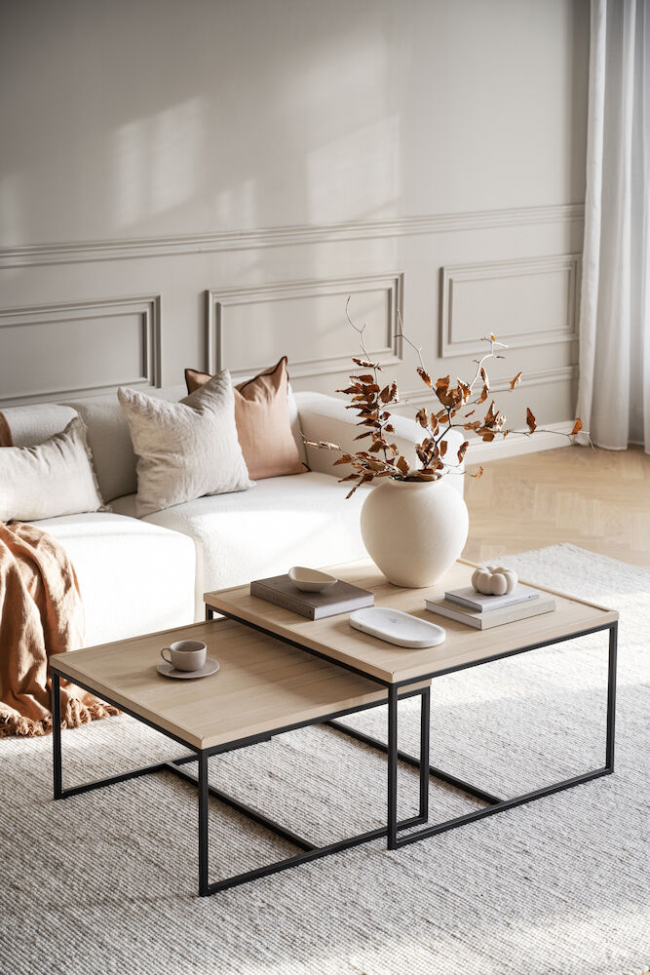 Tavolino 'Deerfield' 70x70cm - Rovere