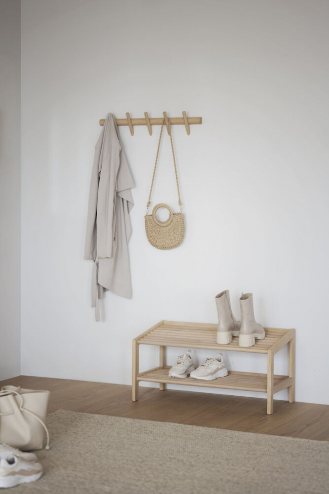 Mensola per scarpe 'Hillmond' - Rovere chiaro