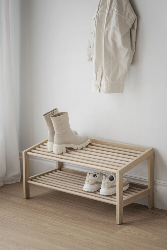 Mensola per scarpe 'Hillmond' - Rovere chiaro