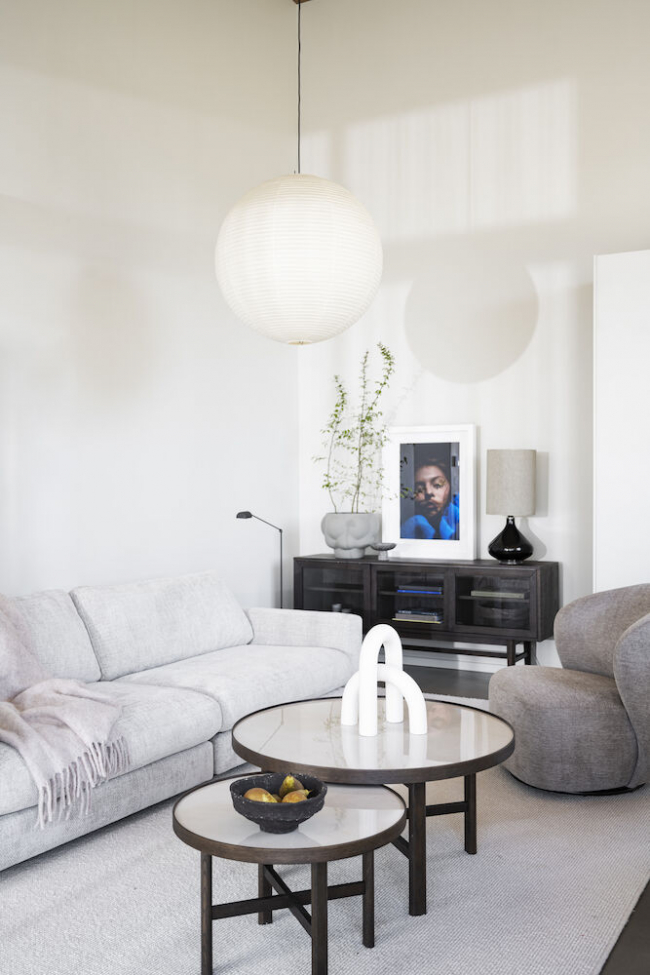 Tavolino 'Marsden' Rotondo 90cm - Marrone