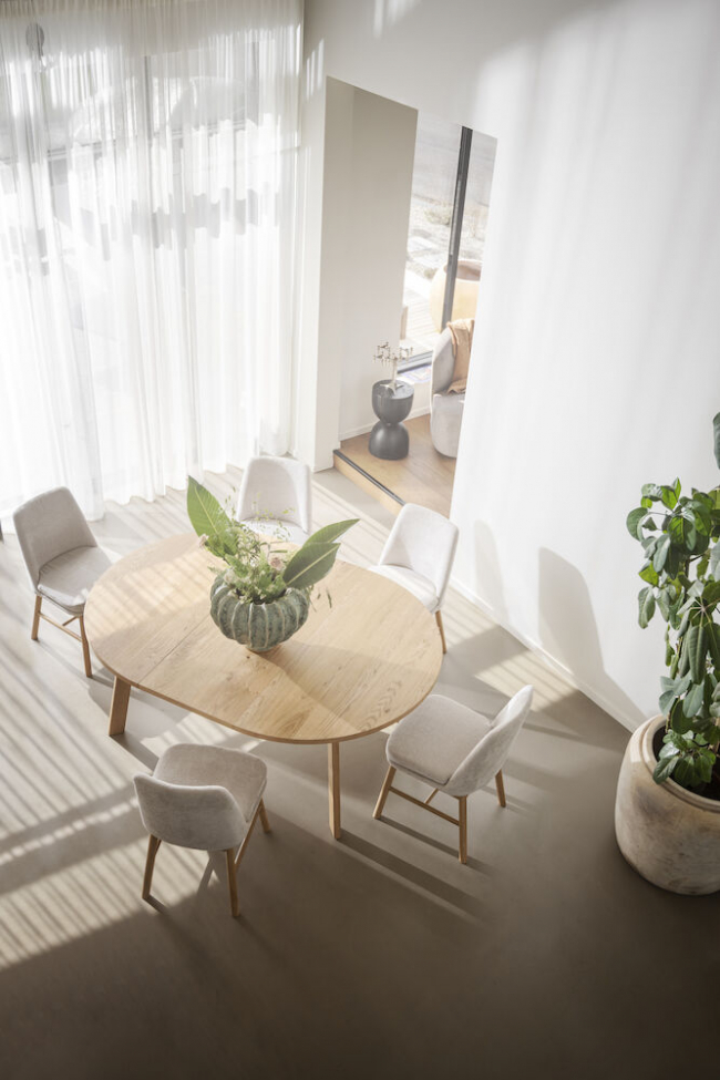 Tavolo da pranzo 'Glenside' Rotondo 130cm - Rovere