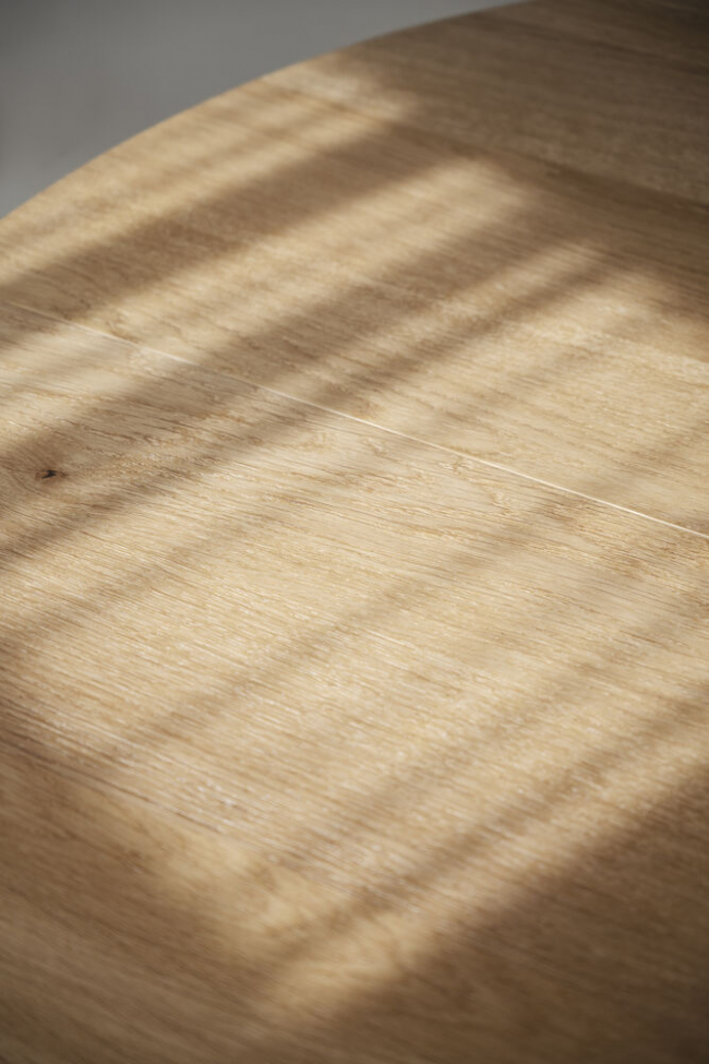 Tavolo da pranzo 'Glenside' Rotondo 130cm - Rovere