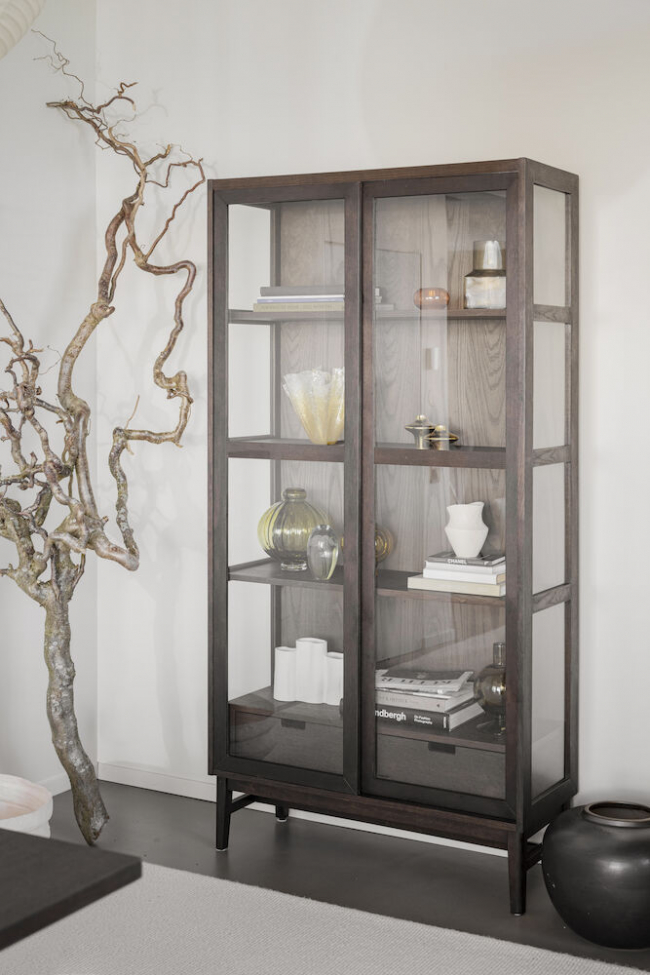 Vetrina 'Hazelton' - Marrone