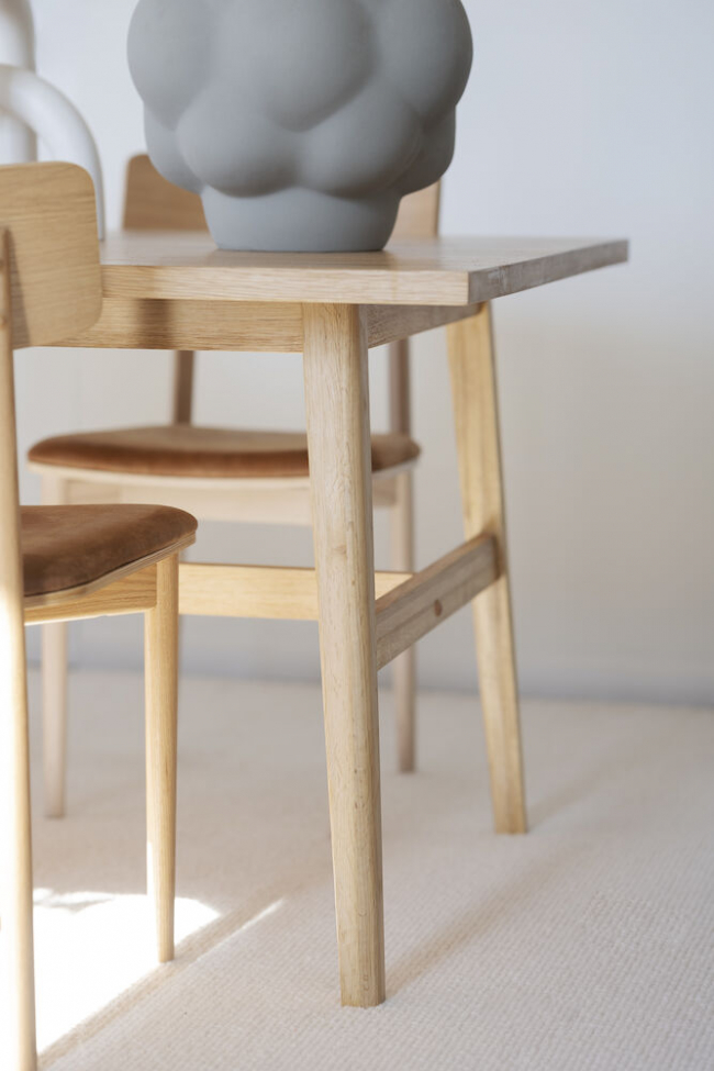 Tavolo da pranzo 'Plainfield' 220x100cm - Rovere