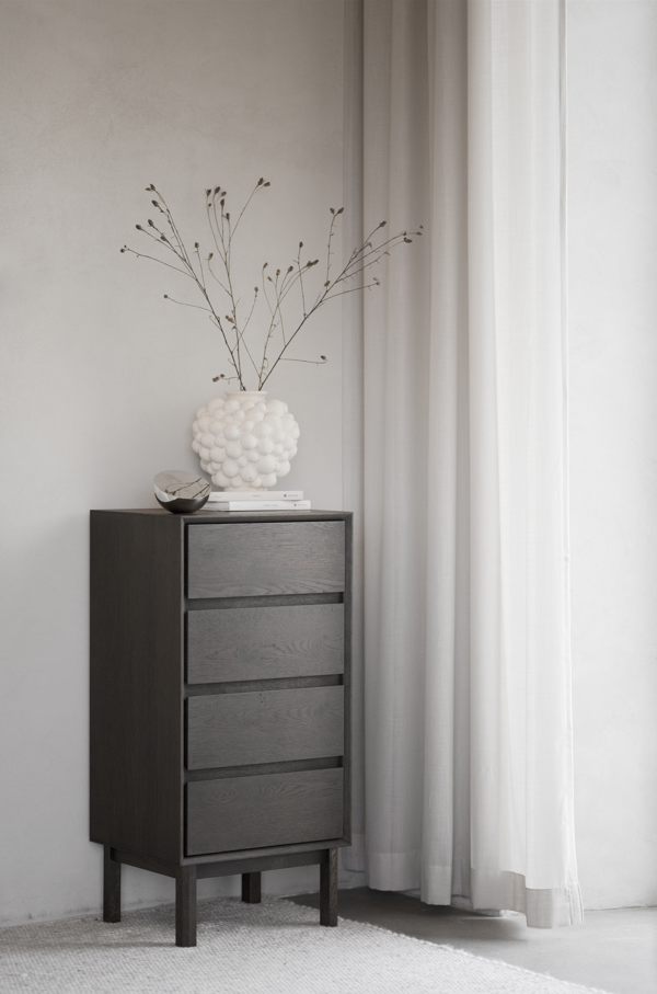 Comò 'Mackay' 4C - Marrone