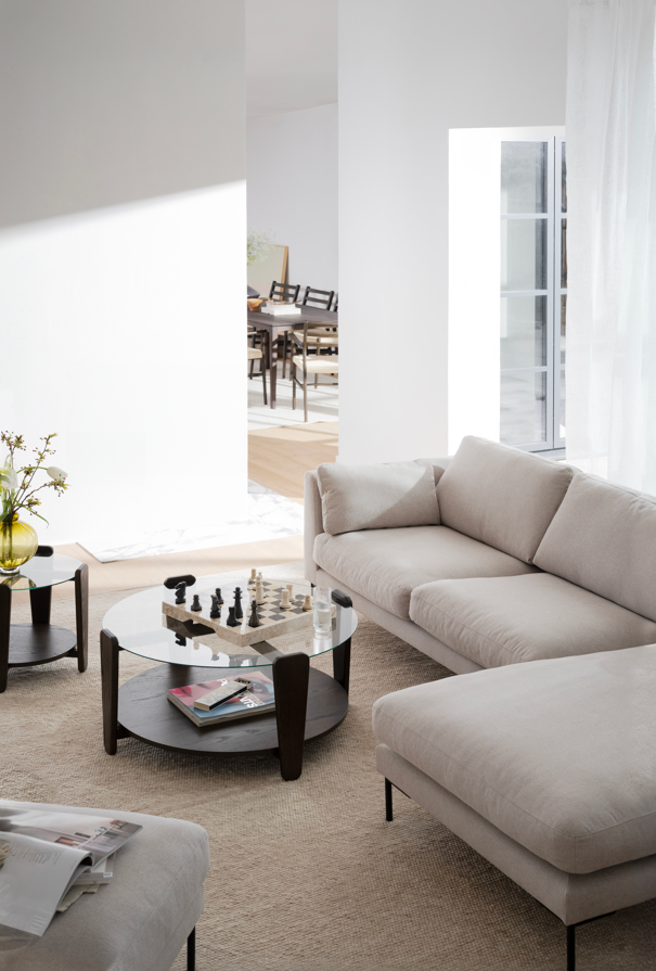 Tavolino 'Arran' Ø93 - Marrone