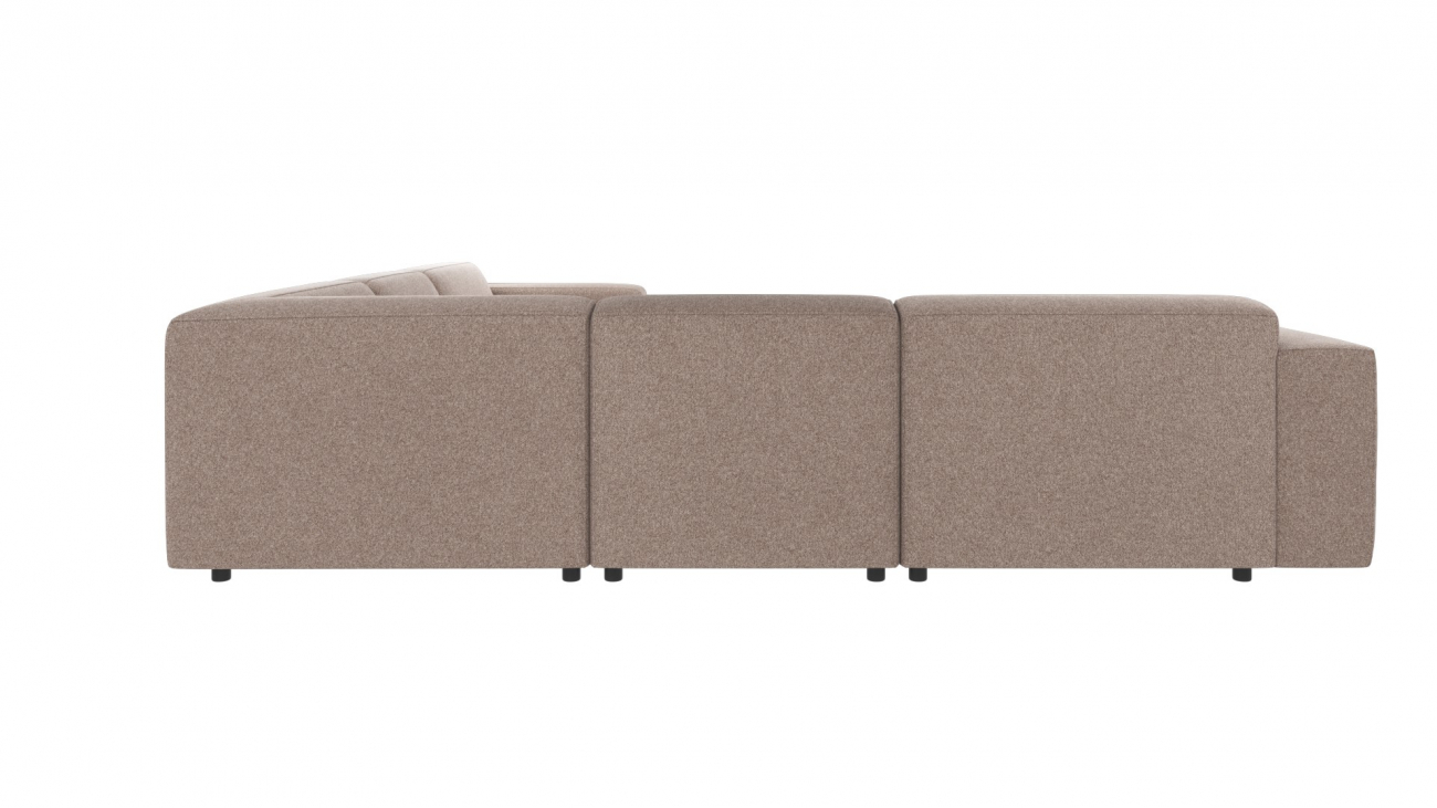 Divano angolare 3 posti 'Willard' - Beige