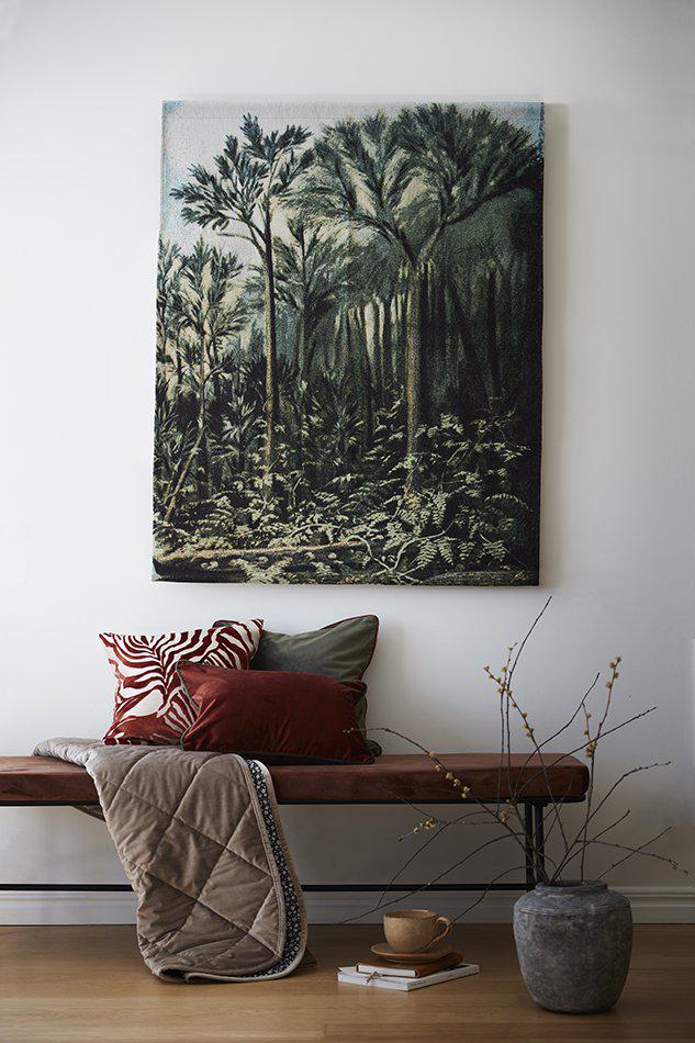 Arazzo 'Botanic' 100x127 - Verde