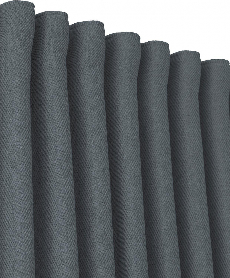 Set di tende 'Greenwich' 140x280 - Grigio scuro