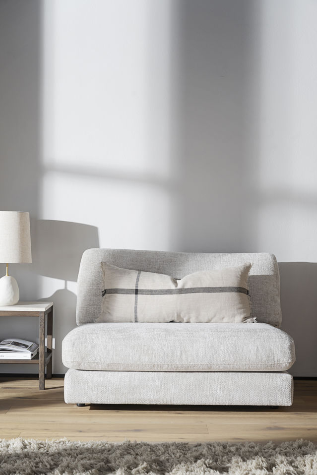 Poltrona 'Duncan' - Grigio chiaro