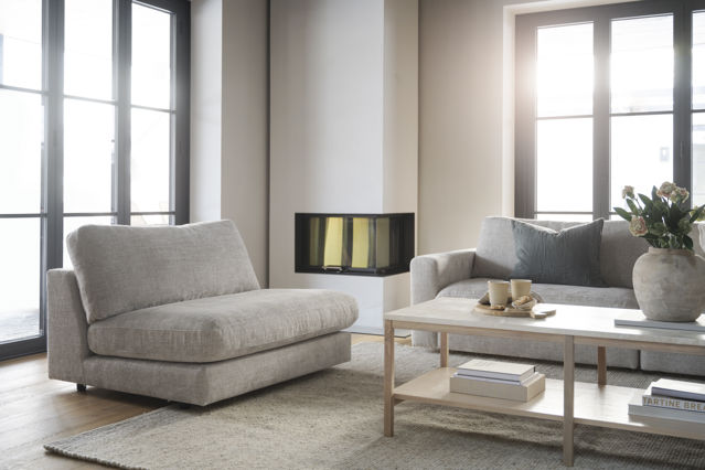 Poltrona 'Duncan' - Grigio chiaro