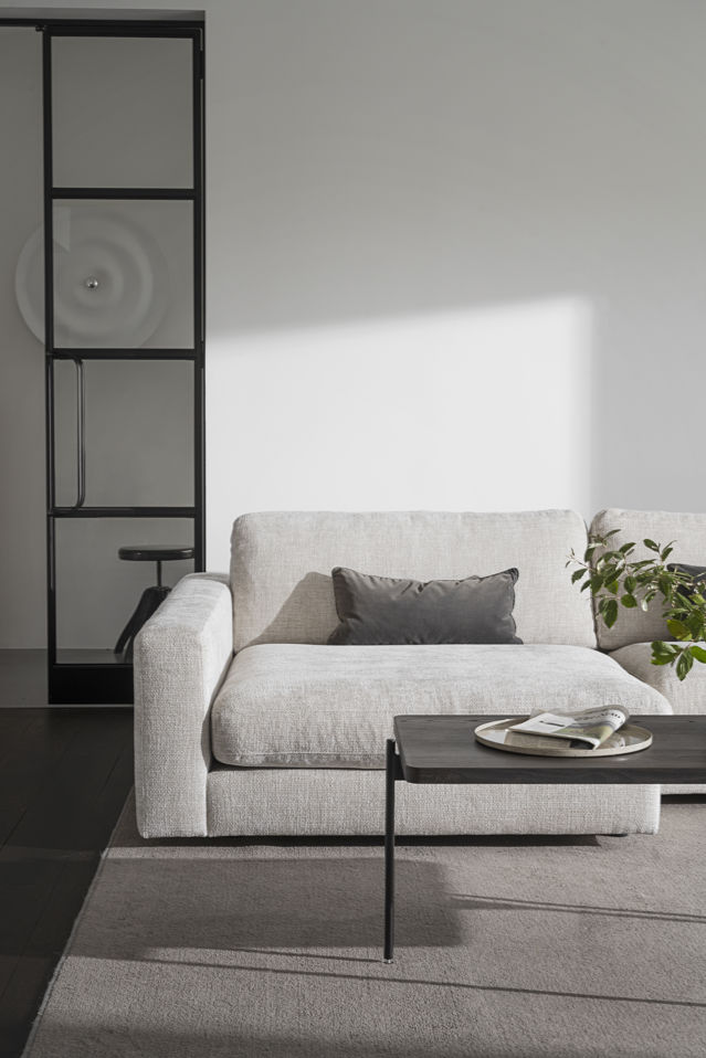 Chaise longue 'Duncan' V - Grigio chiaro