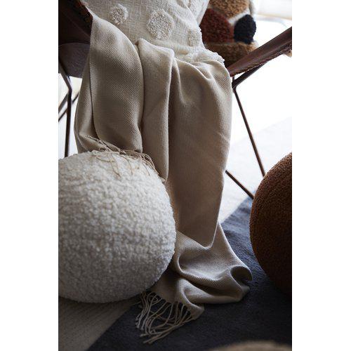 Cuscino decorativo 'Elsie' 25cm - Bianco