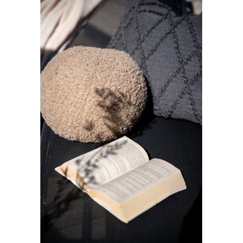 Cuscino decorativo 'Elsie' 25cm - Beige/Marrone