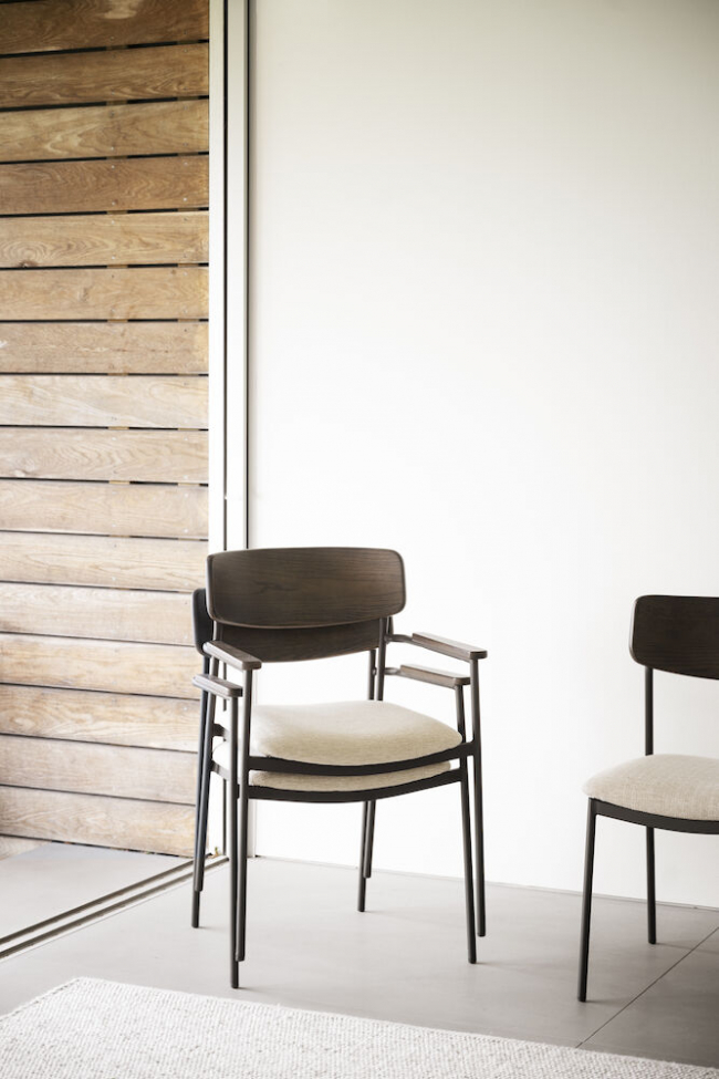 Sedia 'Maymont' - Marrone