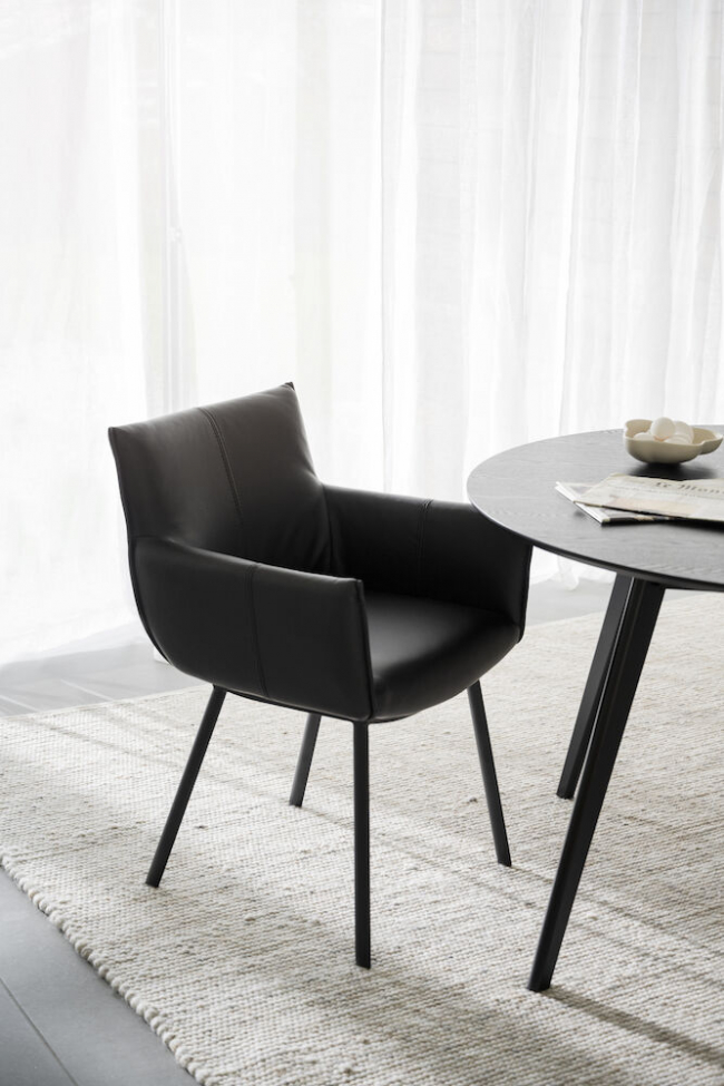 Sedia 'Hinckley' - Nero