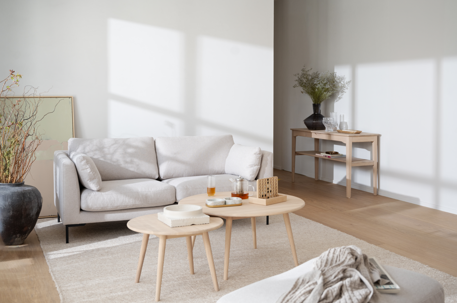 Tavolo di servizio 'Markham' 140cm - Bianco pigmentato