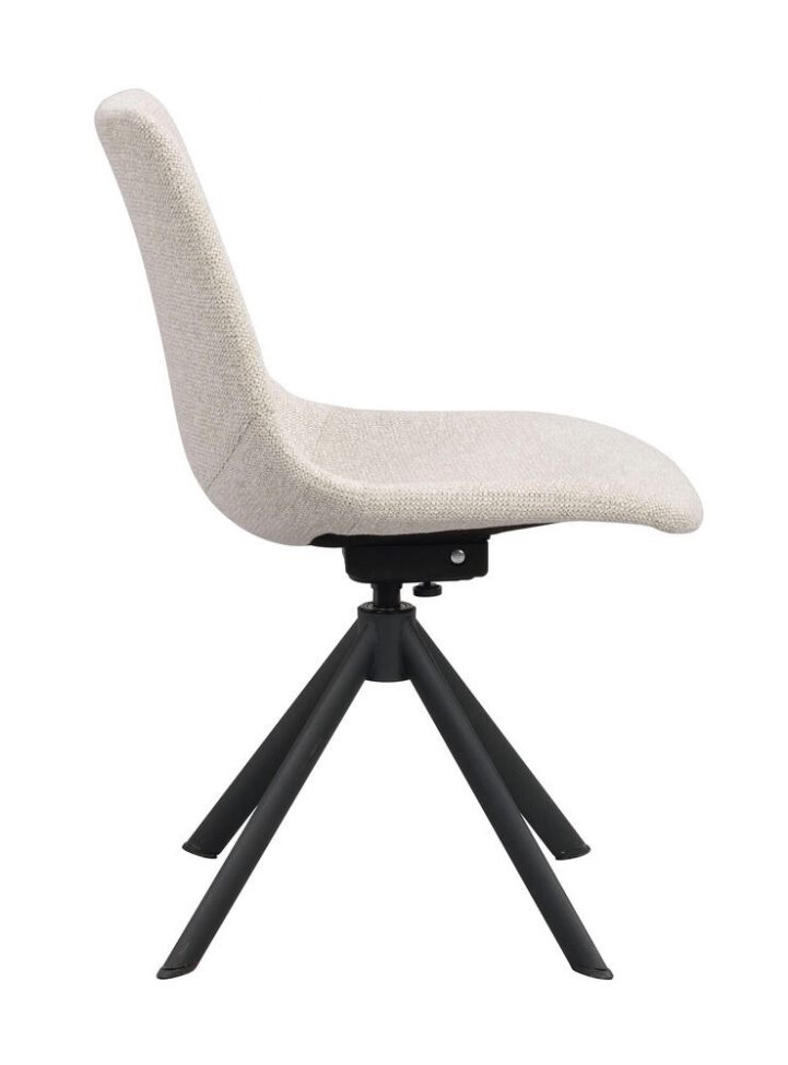 Sedia 'Dunmore' - Beige chiaro/Nero