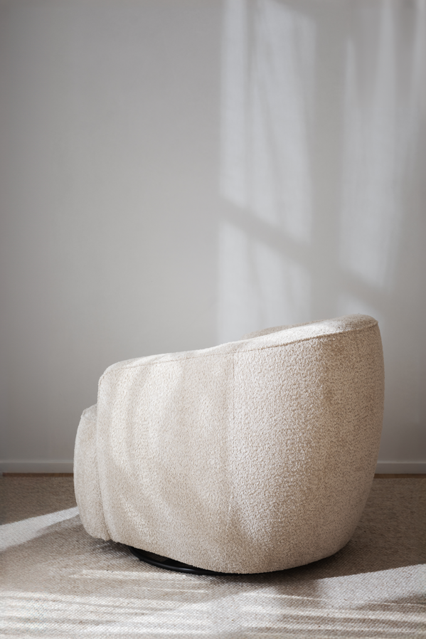 Poltrona 'Dermot' - Beige chiaro