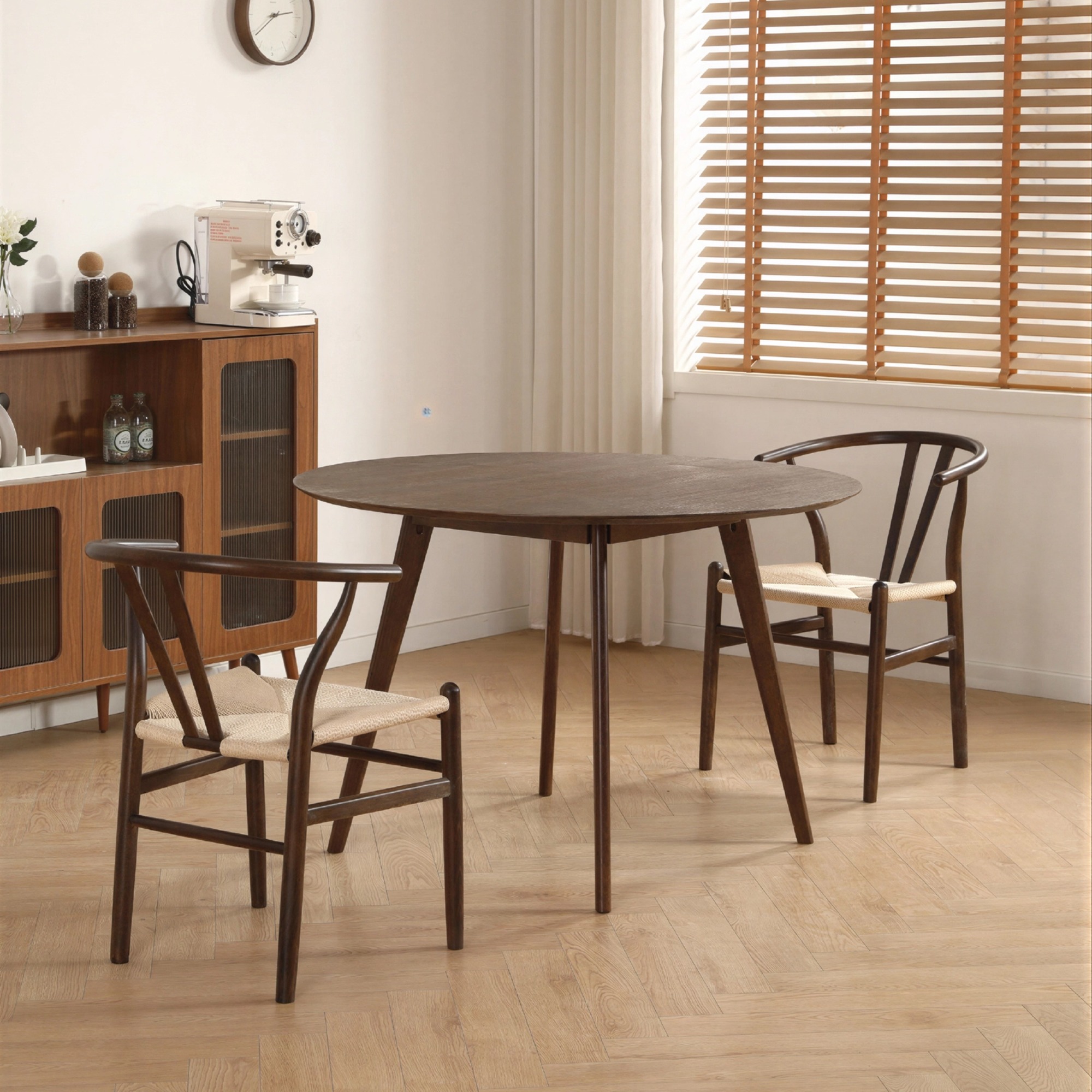 Tavolo da pranzo 'Luma' Rotondo 115 cm - Noce